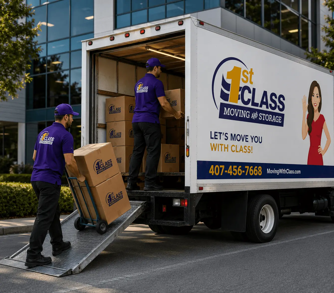 Scheduling around your business, Evening and weekend moves are available at no extra charge, helping your employees stay productive during normal business hours.